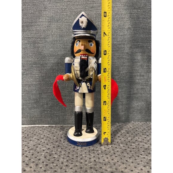 Limited Edition 2008 Nutcracker Soldier With Cymbals Hand-Painted Wood Figurine - Picture 9 of 9